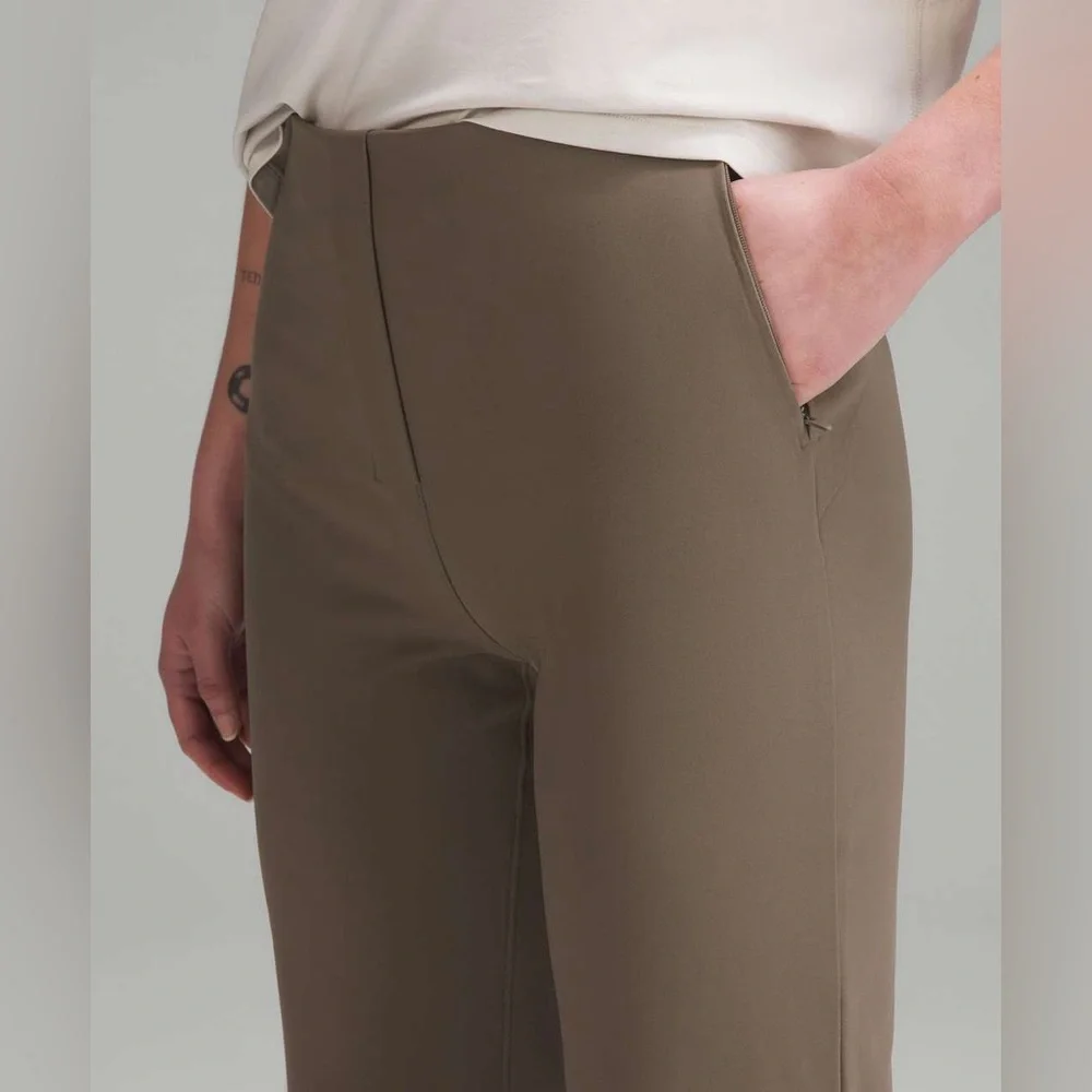 lululemon athletica Olive Green Wide-Leg Pants